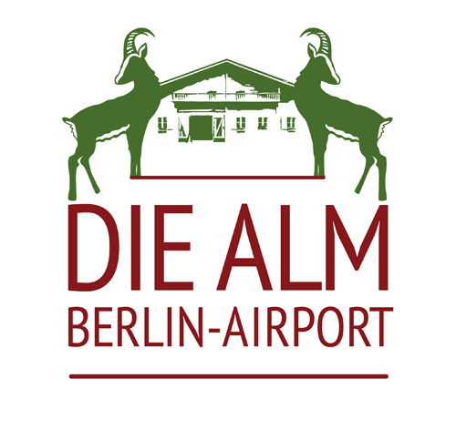 Almhütte am Airport Logo